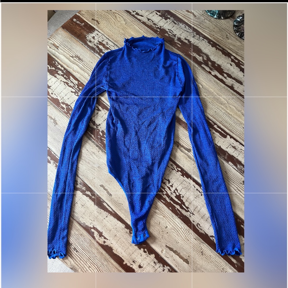 Free People Make it a mock neck seamless bodysuit